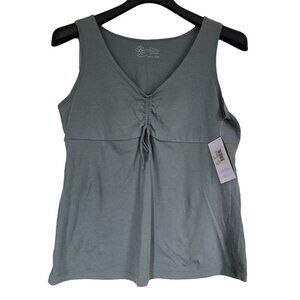 NWT AVENTURA  Green Organic Cotton Tank XL